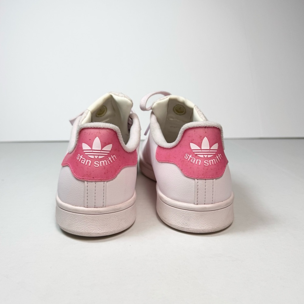 RARE Adidas Stan Smith Special Edition Trainer Sneakers Pink Sz 8 - Picture 5 of 12
